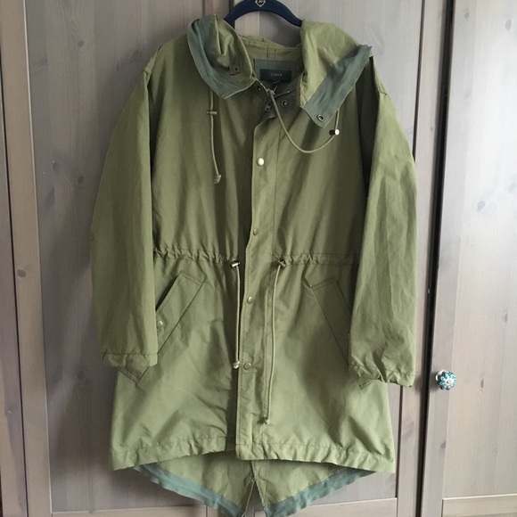 NWT J. Crew Fishtail Anorak Parka - Picture 3 of 6